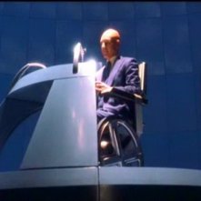 Patrick Stewart e Hugh Jackman in una scena di X-MEN