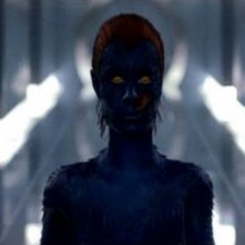 Rebecca Romijn in una scena di X-MEN