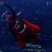 Christopher Reeve vola in una scena di SUPERMAN