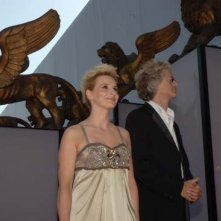 Juliette Binoche e Santiago Amigorena a Venezia 2006 per presentare il film Quelques jours en Septembre