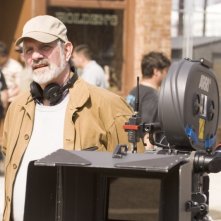 Brian De Palma sul set di The Black Dahlia
