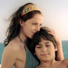 Claudia Gerini in una scena del film Viaggio segreto