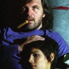 Emir Kusturica con Valeria Solarino in una scena del film Viaggio segreto