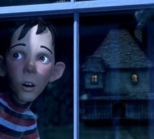 Una scena di Monster House