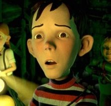 Una scena di Monster House