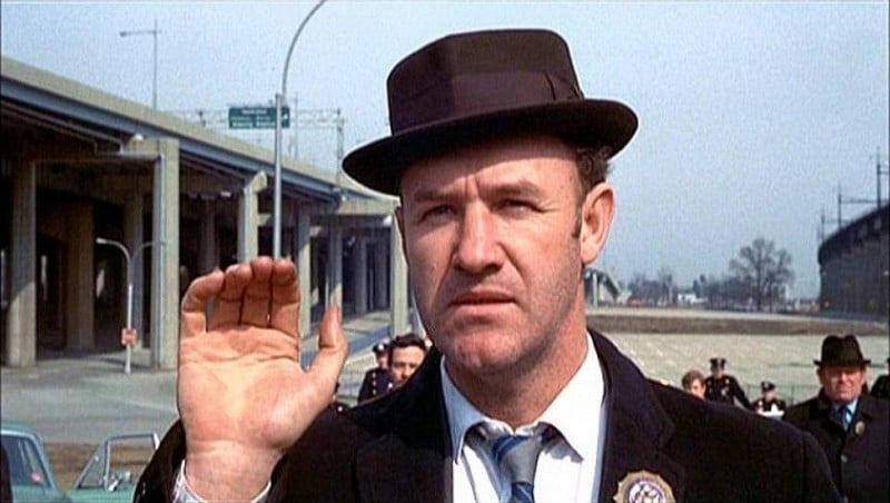 Gene Hackman in una scena di IL BRACCIO VIOLENTO DELLA LEGGE