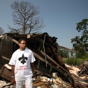 Spike Lee in una scena del documentario When the Leeves Broke, del 2006