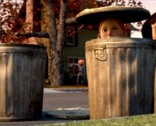 Una scena di Monster House