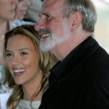 Scarlett Johansson con Brian De Palma a Venezia 2006 per presentare The Black Dahlia