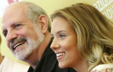 Scarlett Johansson  con Brian De Palma a Venezia 2006 per presentare The Black Dahlia