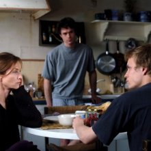 Isabelle Huppert con Jeremie e Yannick Rénier