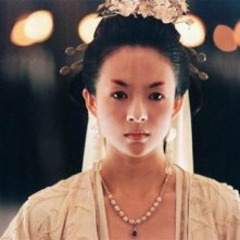 Una splendida Zhang Ziyi in una scena del film The Banquet