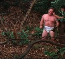 UNa scena del film Un tranquillo week-end di paura