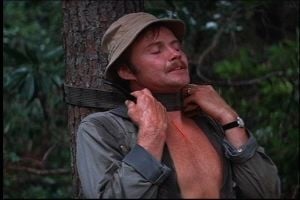 UNa scena del film Un tranquillo week-end di paura