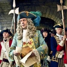 Jonathan Pryce in una scena del film Pirati dei Caraibi: la maledizione del forziere fantasma