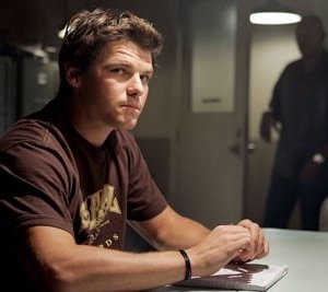 Nathan Phillips in una scena di Snakes on a Plane