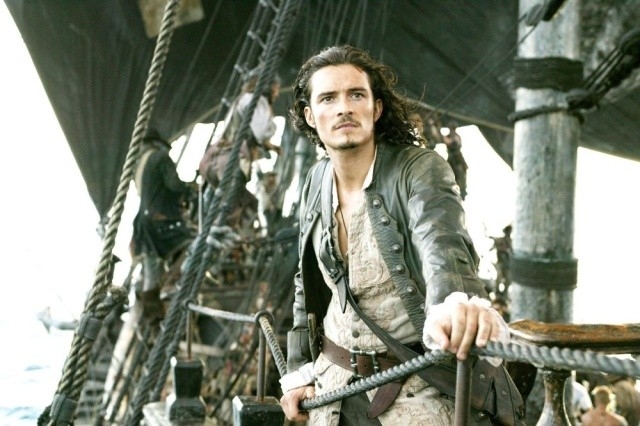 Orlando Bloom in una scena di Pirati dei Caraibi