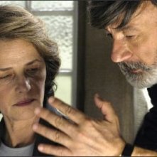 Gianni Amelio e Charlotte Rampling sul set de Le chiavi di casa