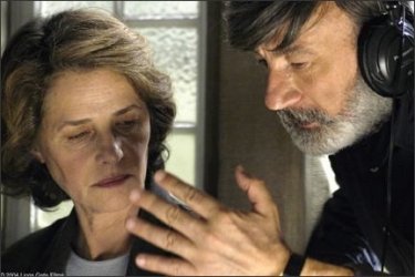 Gianni Amelio e Charlotte Rampling sul set de Le chiavi di casa