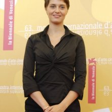 Paola Cortellesi a Venezia 2006 per presentare Non prendere impegni stasera