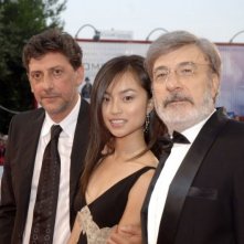 Sergio Castellitto, Tai Ling e Gianni Amelio a Venezia 2006 per presentare il film La stella che non c'è