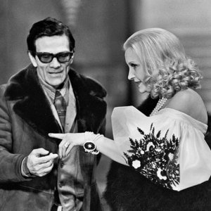 Pier Paolo Pasolini in una scena di Pasolini prossimo nostro
