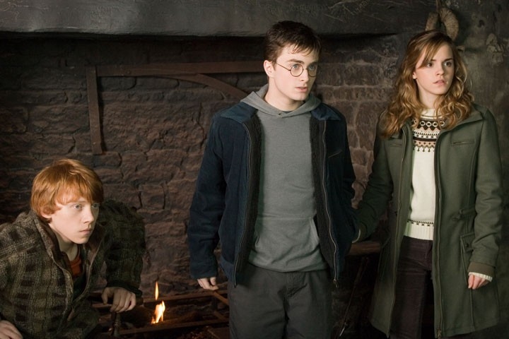 Daniel Radcliffe Rupert Grint Ed Emma Watson In Una Scena Del Film Harry Potter E L Ordine Della Fenice 30850