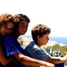 Valeria Golino, Filippo Pucillo e Francesco Casisa  in una scena del film Respiro