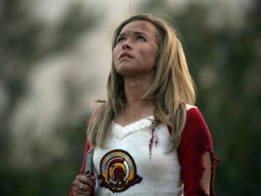 Hayden Panettiere in una sequenza della serie 'Heroes'