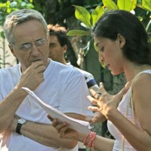 Donatella Finocchiaro e Marco Bellocchio sul set del film Sorelle