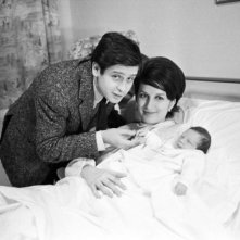 Mina con Corrado Pani e il figlio Massimiliano