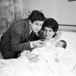 Mina con Corrado Pani e il figlio Massimiliano