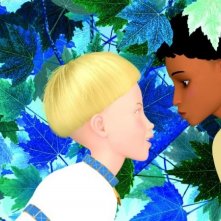 I due giovani protagonisti del film Azur e Asmar