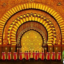 Una splendida e suggestiva scena del film Azur e Asmar