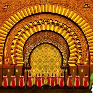 Una splendida e suggestiva scena del film Azur e Asmar