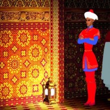 Una scena del film di animazione Azur e Asmar