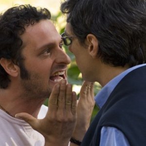 Fabio Troiano e Stefano Dionisi in una scena del film Family Game