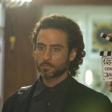 Raz Degan sul set del film Cento chiodi