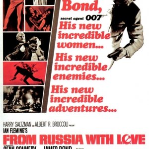 La locandina di Agente 007, dalla Russia con amore