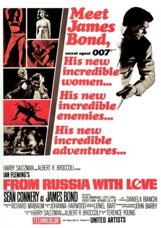 La locandina di Agente 007, dalla Russia con amore