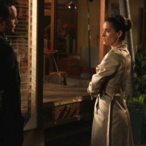 Matthew Perry, Bradley Whitford e Amanda Peet in 'Studio 60'