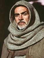 Sean Connery in una scena de Il nome della rosa tratto dal bestseller di Umberto Eco