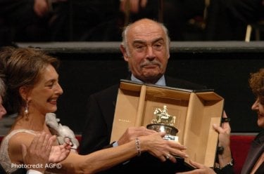 Sean Connery premiato alla festa del Cinema di Roma 2006