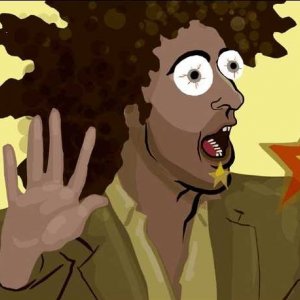 Una scena del film Waking Life