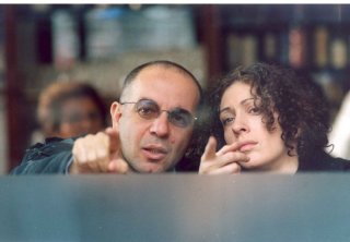 Giuseppe Tornatore e Ksenia Rappoport sul set de La sconosciuta