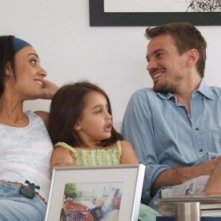 Martina Gusman, Victoria Vescio e Guillermo Pfening in na scena del film Nacido y criado