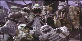 Alcuni degli strampalati e irresistibili protagonisti del film Nightmare Before Christmas