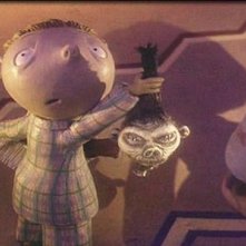 Una spaventosa sorpresa natalizia per uno dei piccoli protagonisti del film Nightmare Before Christmas