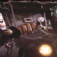 Una scena di Nightmare Before Christmas