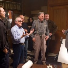 Jack Nicholson Martin Scorsese E Leonardo Dicaprio Sul Set Di The Departed 32100